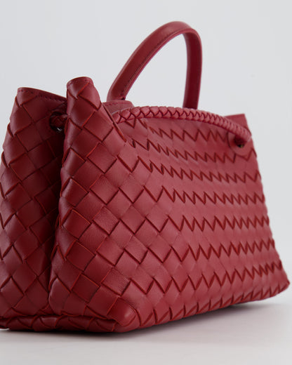 *RARE* Bottega Veneta East West Andiamo Bag in Rosewood Intrecciato Leather with Gold Hardware RRP £3,810