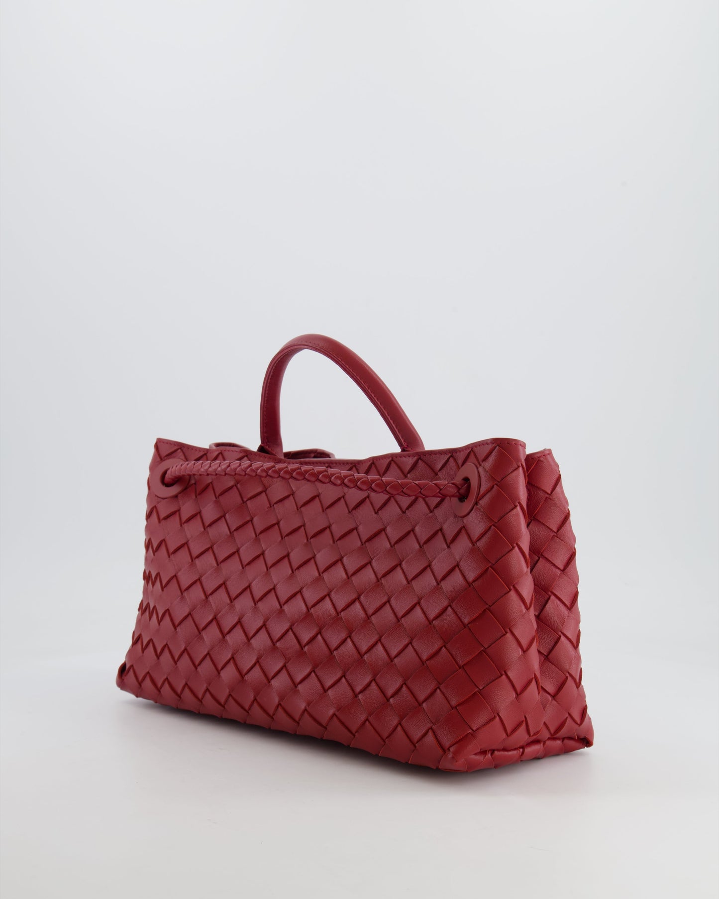 *RARE* Bottega Veneta East West Andiamo Bag in Rosewood Intrecciato Leather with Gold Hardware RRP £3,810