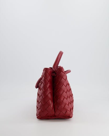 *RARE* Bottega Veneta East West Andiamo Bag in Rosewood Intrecciato Leather with Gold Hardware RRP £3,810