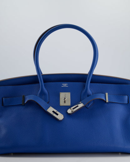 Hermès Shoulder Birkin 42 JPG in Clemence Leather with Palladium Hardware