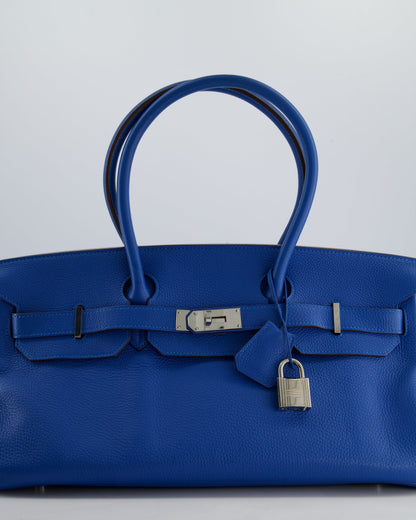 Hermès Shoulder Birkin 42 JPG in Clemence Leather with Palladium Hardware
