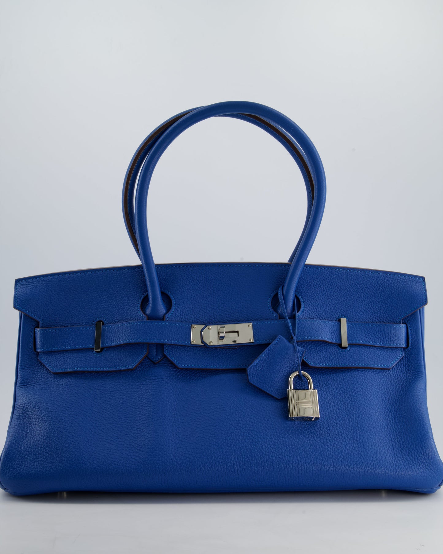 Hermès Shoulder Birkin 42 JPG in Clemence Leather with Palladium Hardware