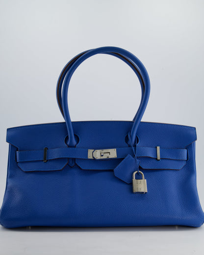 Hermès Shoulder Birkin 42 JPG in Clemence Leather with Palladium Hardware