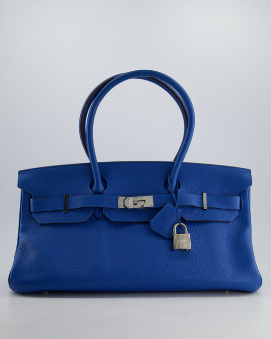 Hermès Shoulder Birkin 42 JPG in Clemence Leather with Palladium Hardware