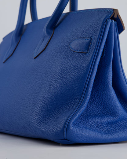 Hermès Shoulder Birkin 42 JPG in Clemence Leather with Palladium Hardware