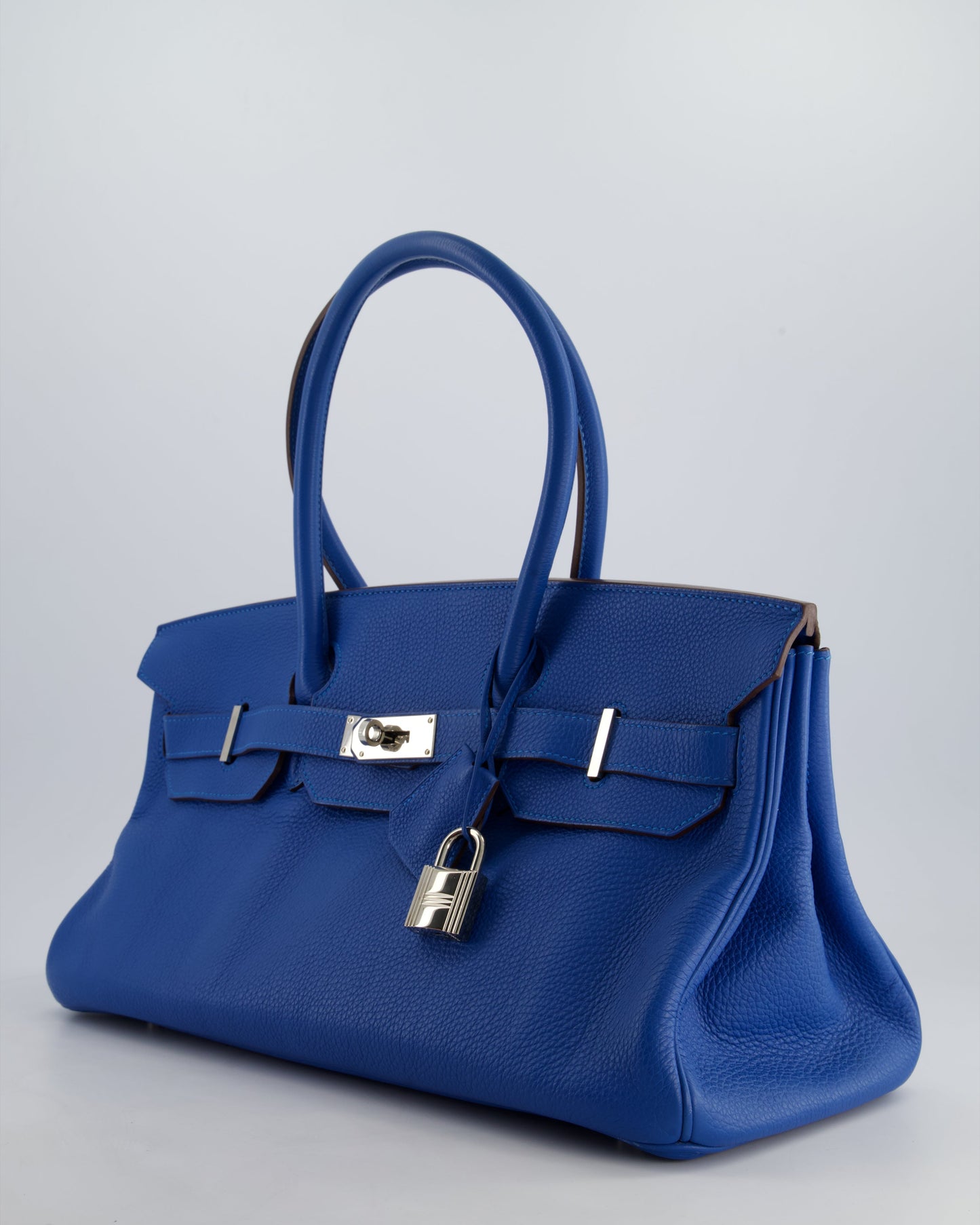 Hermès Shoulder Birkin 42 JPG in Clemence Leather with Palladium Hardware