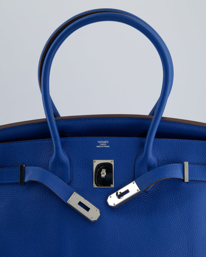 Hermès Shoulder Birkin 42 JPG in Clemence Leather with Palladium Hardware