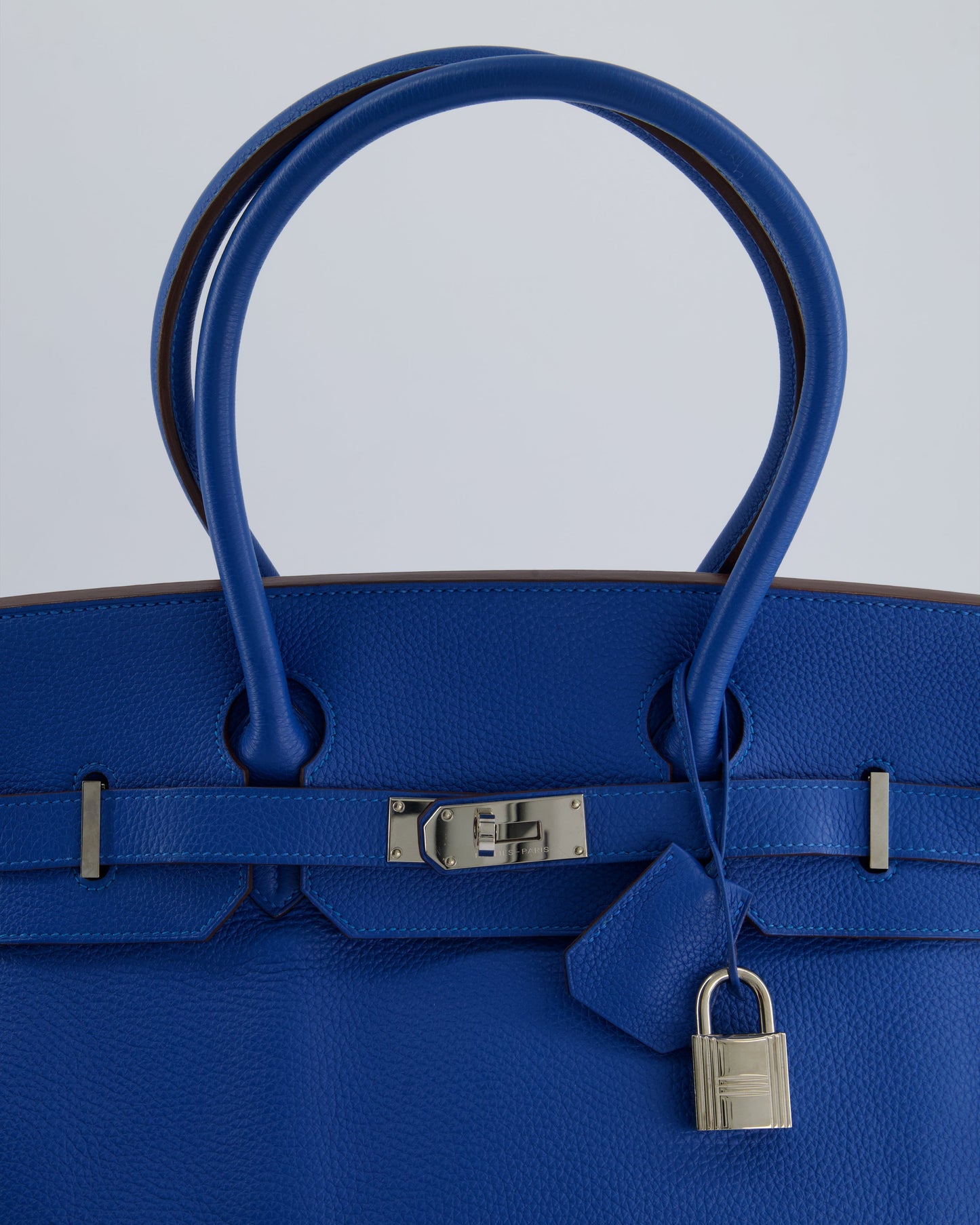 Hermès Shoulder Birkin 42 JPG in Clemence Leather with Palladium Hardware