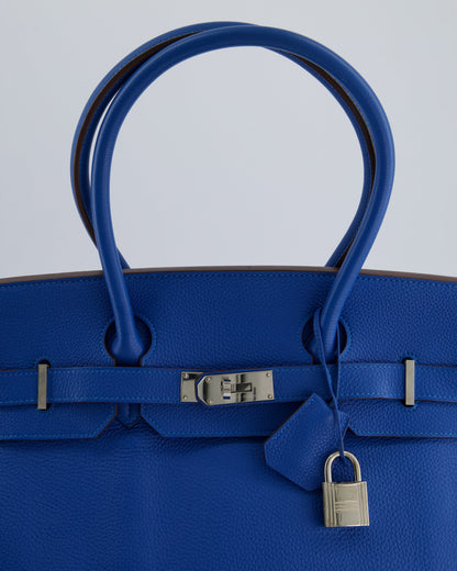 Hermès Shoulder Birkin 42 JPG in Clemence Leather with Palladium Hardware