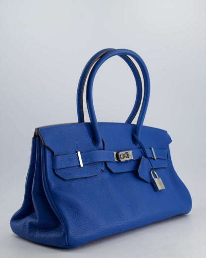 Hermès Shoulder Birkin 42 JPG in Clemence Leather with Palladium Hardware