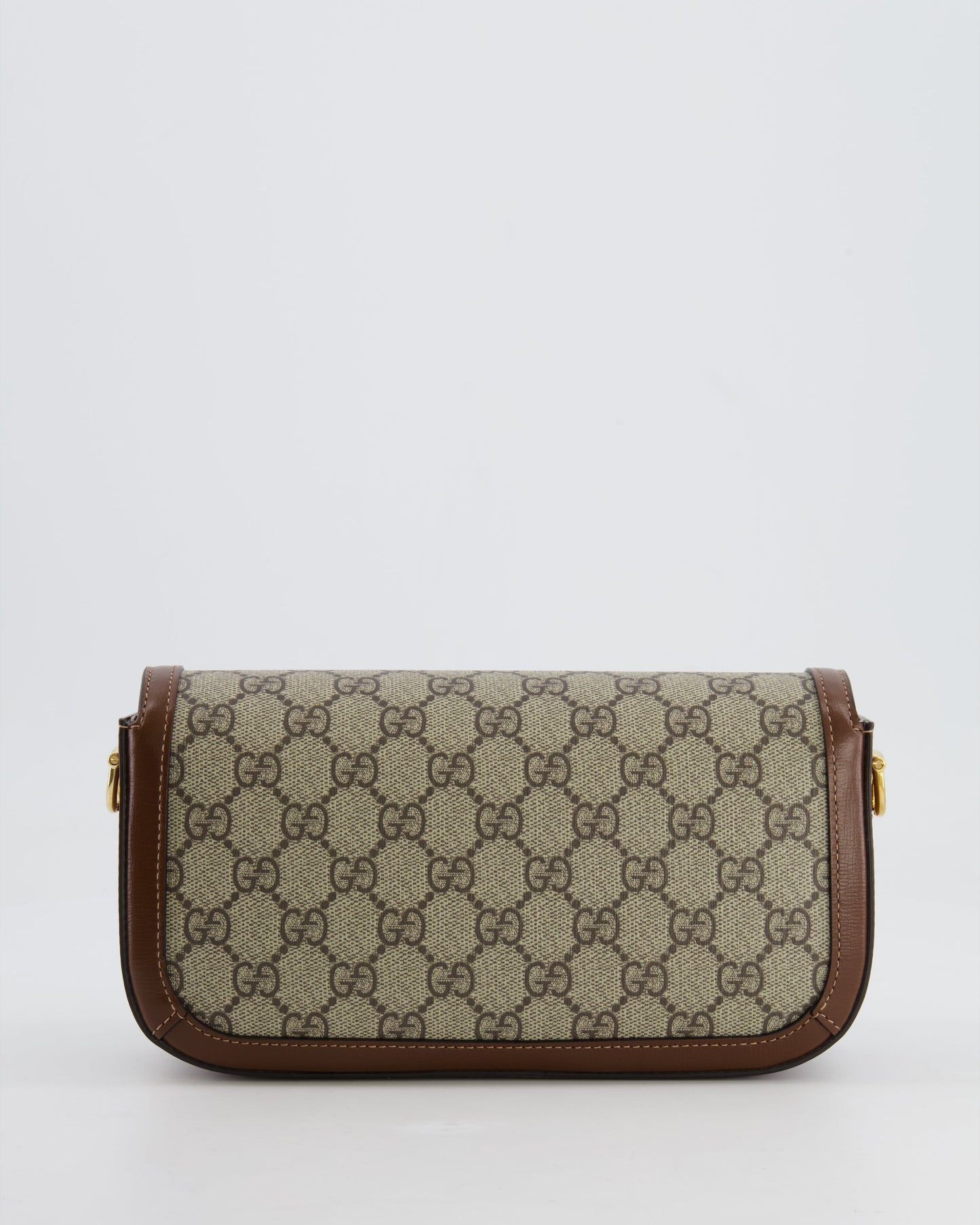 Gucci Beige and Brown Leather Horsebit 1955 Small Shoulder Bag with Gold Hardware RRP £2,130