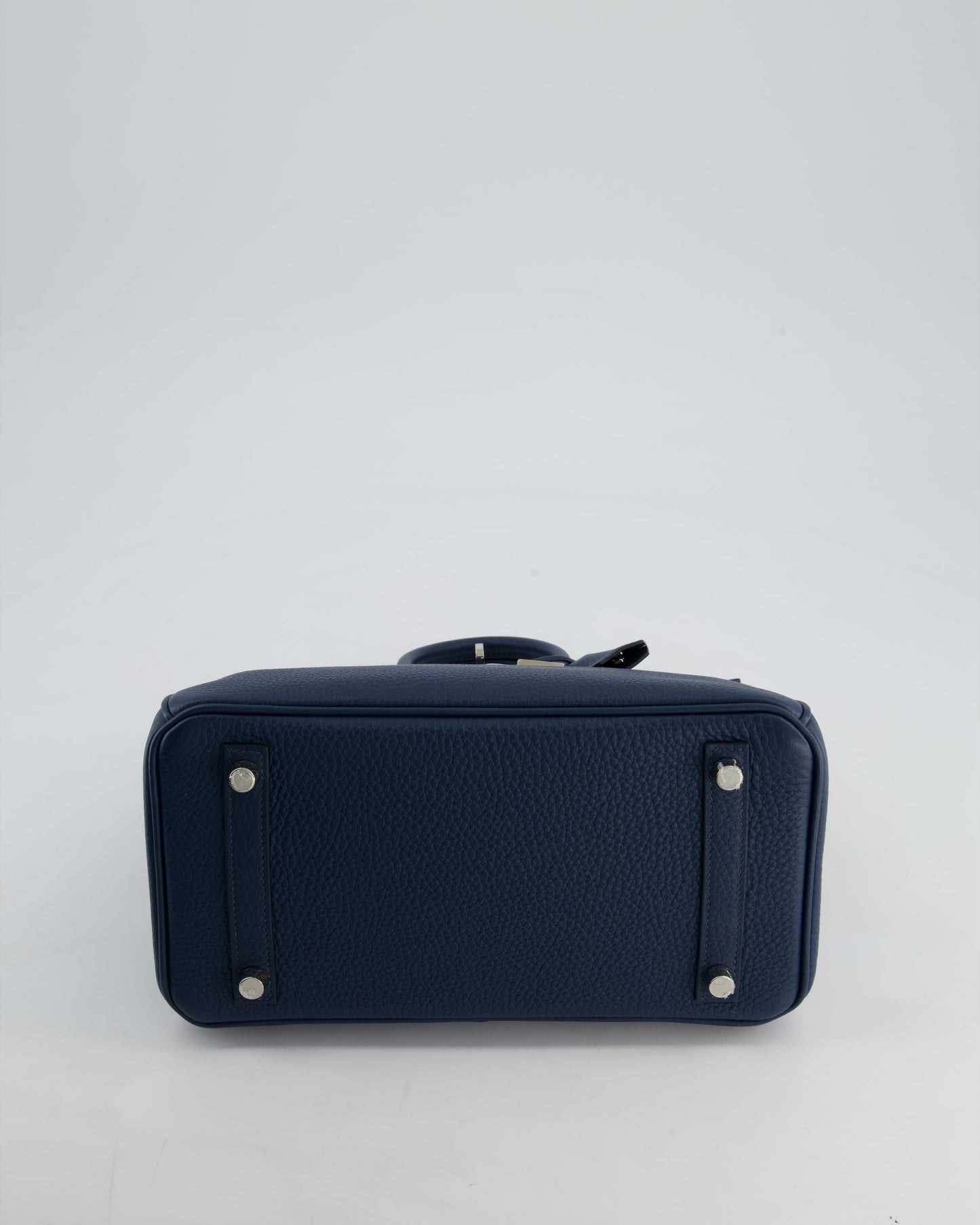 *HOT* Hermès Birkin Retourne 25cm Bag in Bleu De Prusse Togo Leather with Palladium Hardware