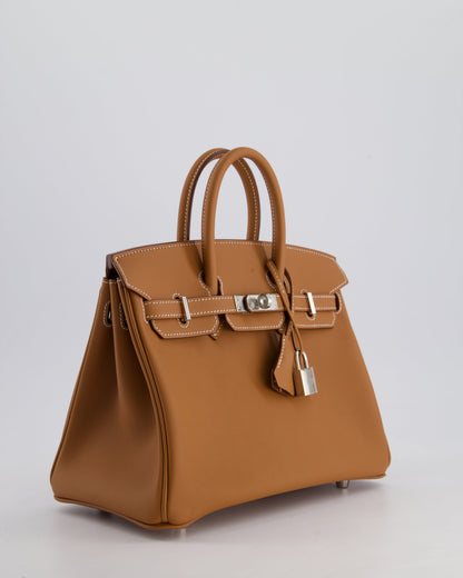 *HOLY GRAIL* Hermès Birkin Bag 25cm in Gold Swift Leather with Palladium Hardware