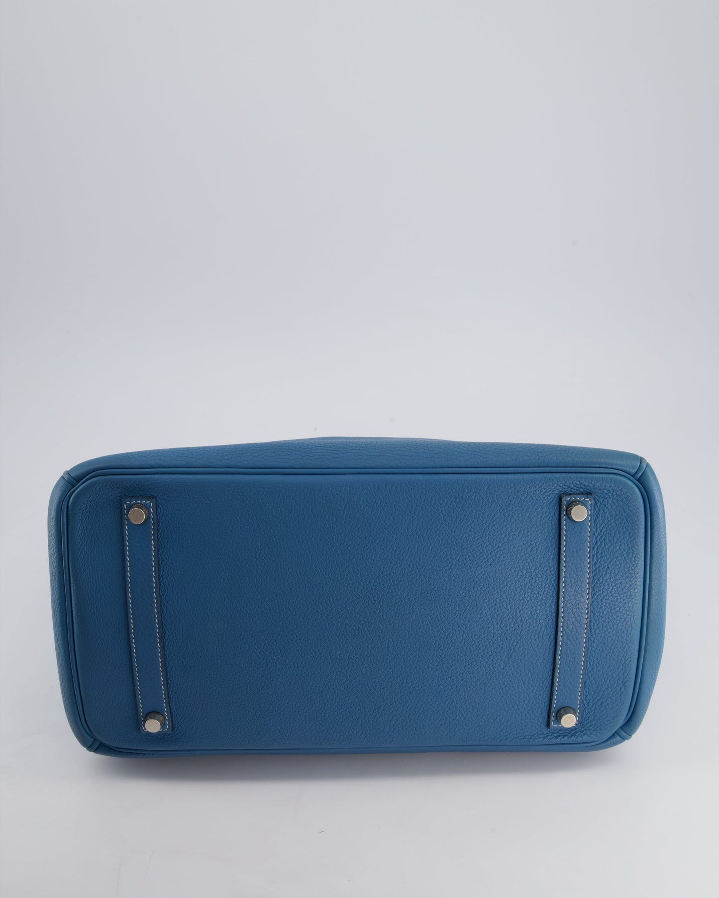 *HOT* Hermès Birkin 35cm Bag in Blue Jean Togo Leather with Palladium Hardware