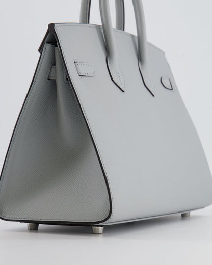 *RARE* Hermès Birkin Sellier 25cm Bag in Bleu Glacier Epsom Leather with Palladium Hardware