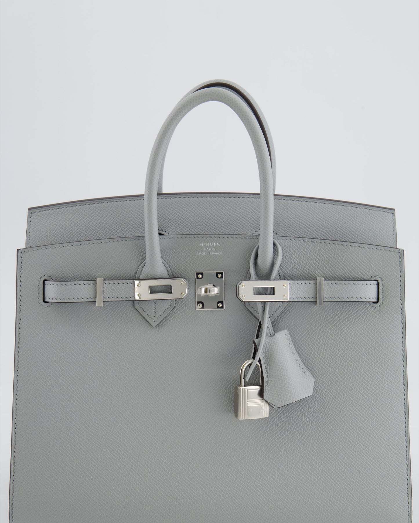 *RARE* Hermès Birkin Sellier 25cm Bag in Bleu Glacier Epsom Leather with Palladium Hardware