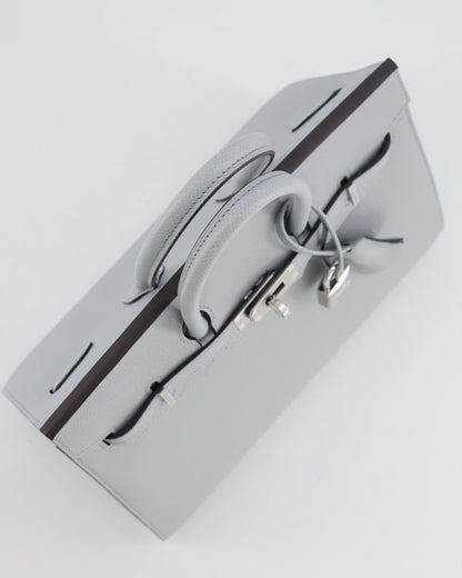 *RARE* Hermès Birkin Sellier 25cm Bag in Bleu Glacier Epsom Leather with Palladium Hardware