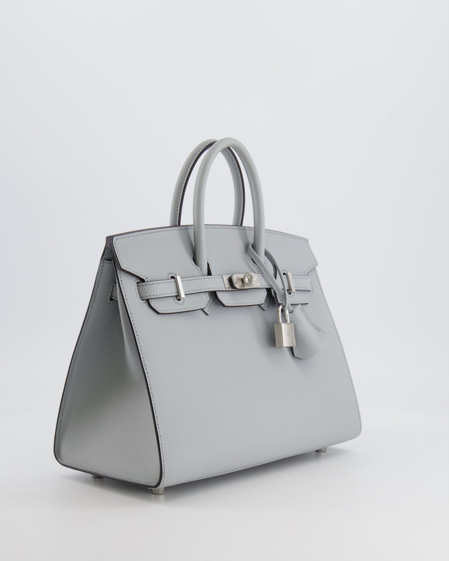 *RARE* Hermès Birkin Sellier 25cm Bag in Bleu Glacier Epsom Leather with Palladium Hardware
