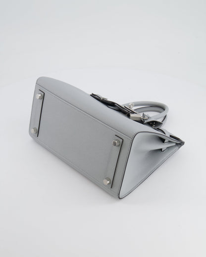 *RARE* Hermès Birkin Sellier 25cm Bag in Bleu Glacier Epsom Leather with Palladium Hardware