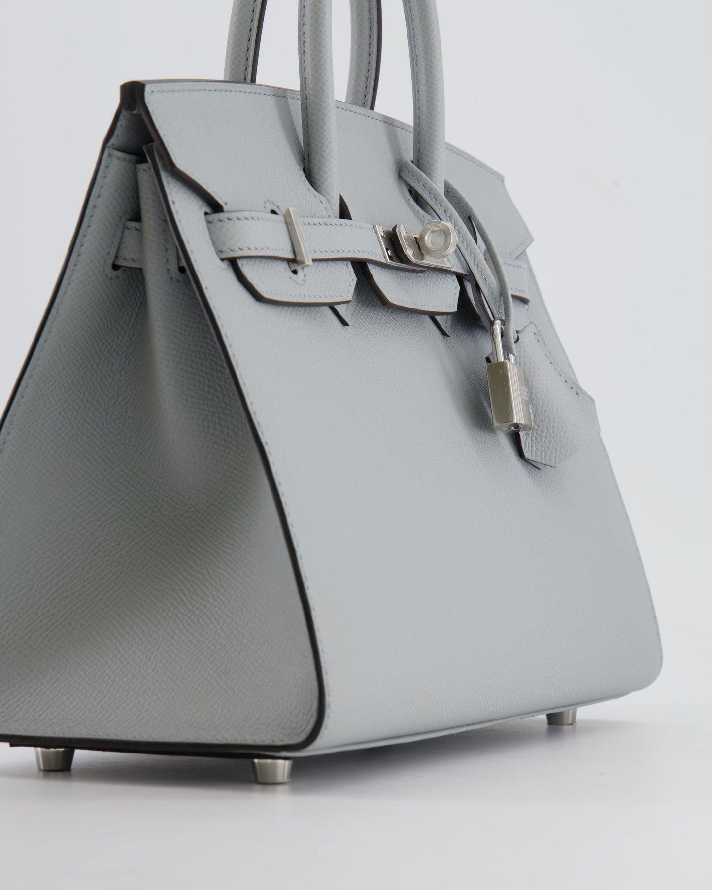 *RARE* Hermès Birkin Sellier 25cm Bag in Bleu Glacier Epsom Leather with Palladium Hardware