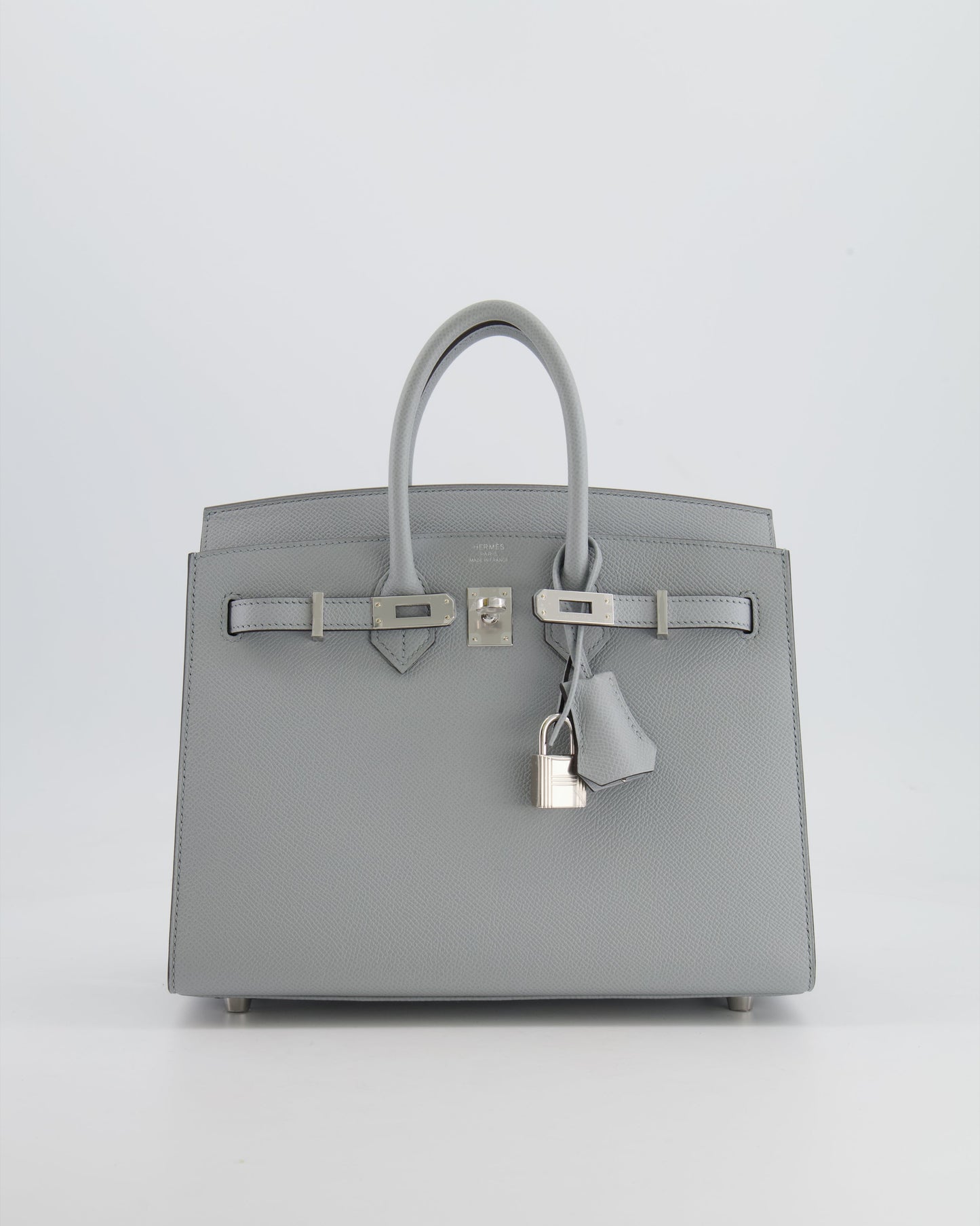 *RARE* Hermès Birkin Sellier 25cm Bag in Bleu Glacier Epsom Leather with Palladium Hardware