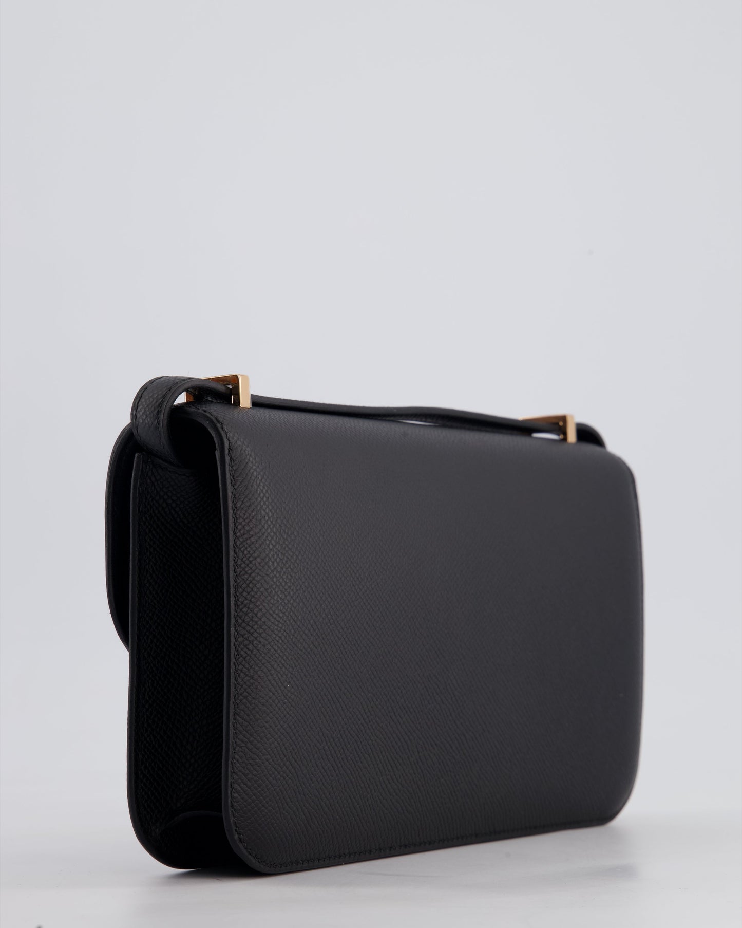 *NEW RELEASE* Hermès Constance 1-Elan Miroir Bag in Noir Epsom Leather with Rose Gold Hardware