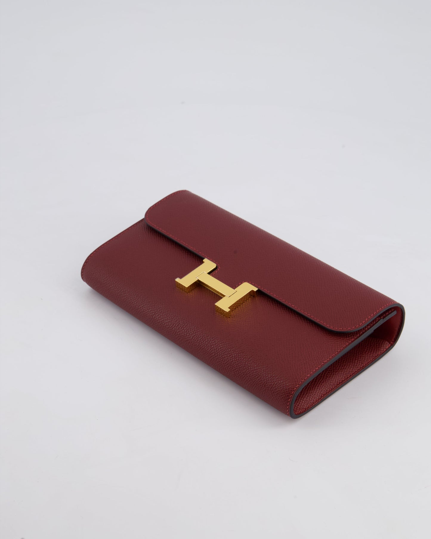 *HOT* Hermès Constance To Go Bag in Rouge H Epsom Leather with Gold Hardware