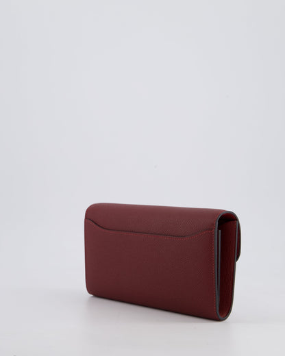 *HOT* Hermès Constance To Go Bag in Rouge H Epsom Leather with Gold Hardware