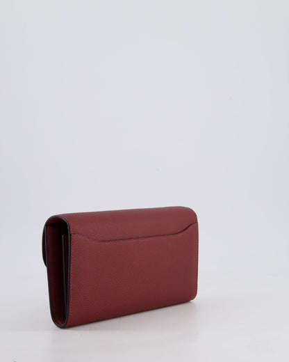 *HOT* Hermès Constance To Go Bag in Rouge H Epsom Leather with Gold Hardware