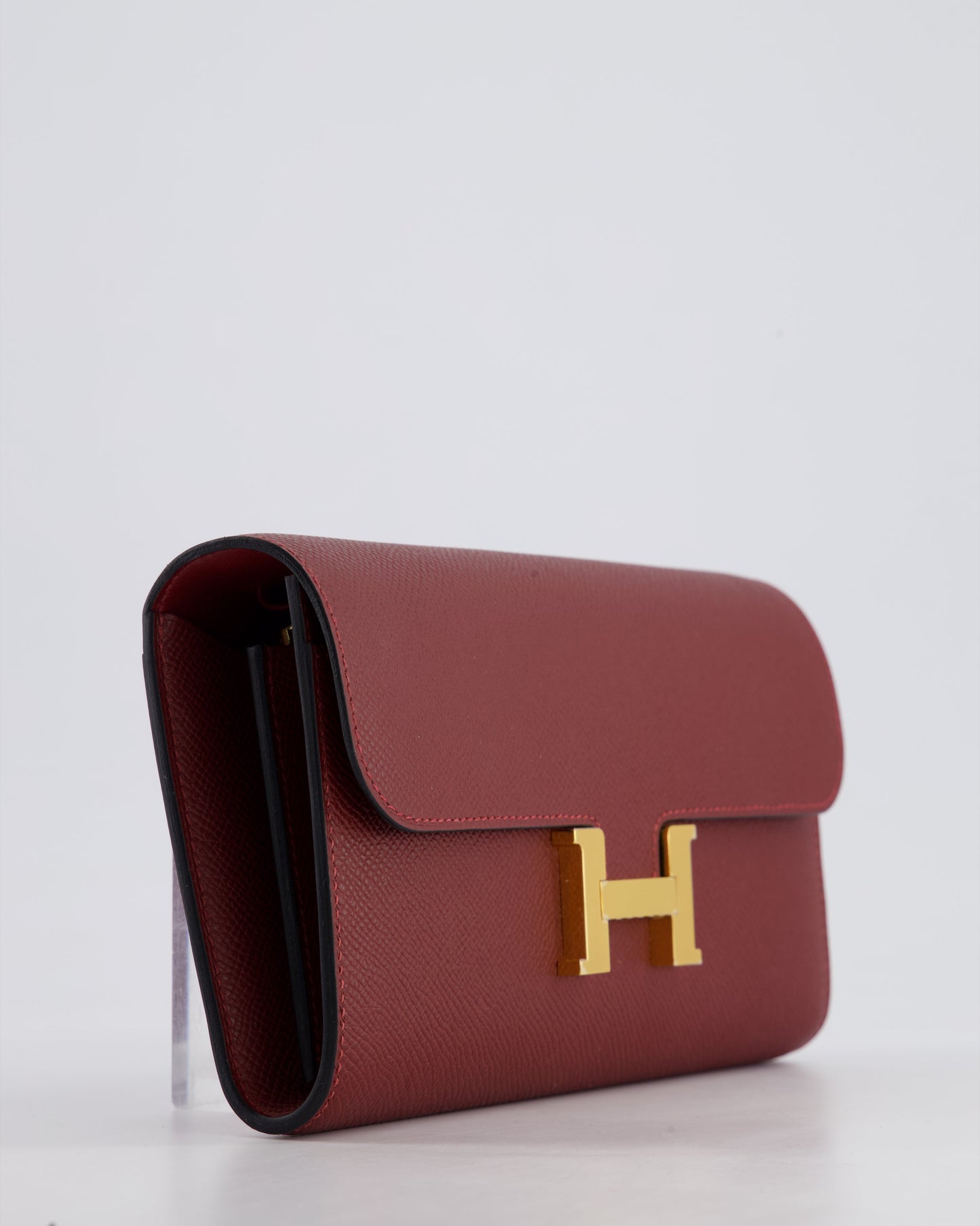 *HOT* Hermès Constance To Go Bag in Rouge H Epsom Leather with Gold Hardware