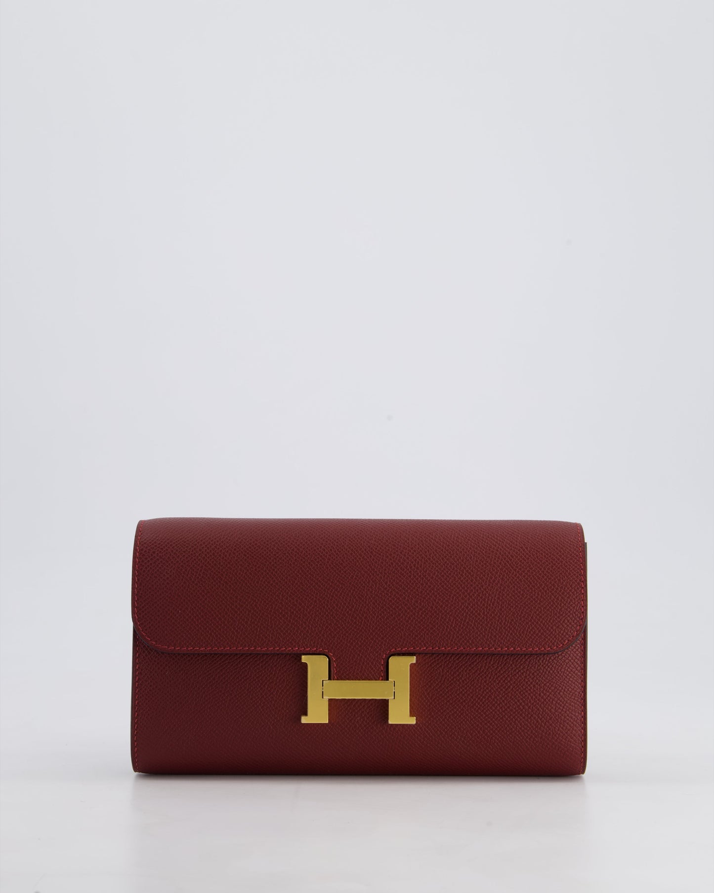 *HOT* Hermès Constance To Go Bag in Rouge H Epsom Leather with Gold Hardware