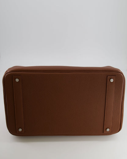 *LIMITED EDITION* Hermès HAC Bag 40cm Coup de Soleil in Gold Clair & Fonce Togo Leather with Palladium Hardware