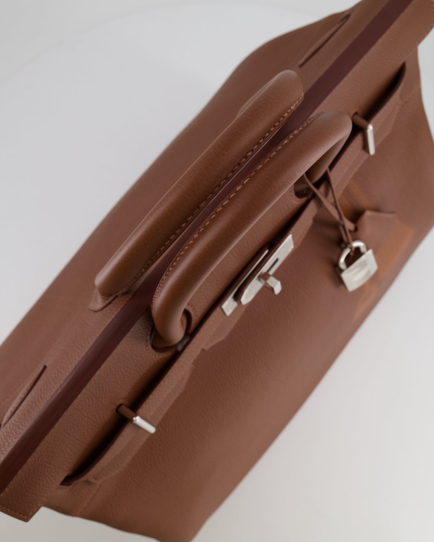 *LIMITED EDITION* Hermès HAC Bag 40cm Coup de Soleil in Gold Clair & Fonce Togo Leather with Palladium Hardware