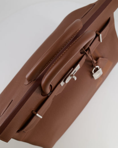 *LIMITED EDITION* Hermès HAC Bag 40cm Coup de Soleil in Gold Clair & Fonce Togo Leather with Palladium Hardware