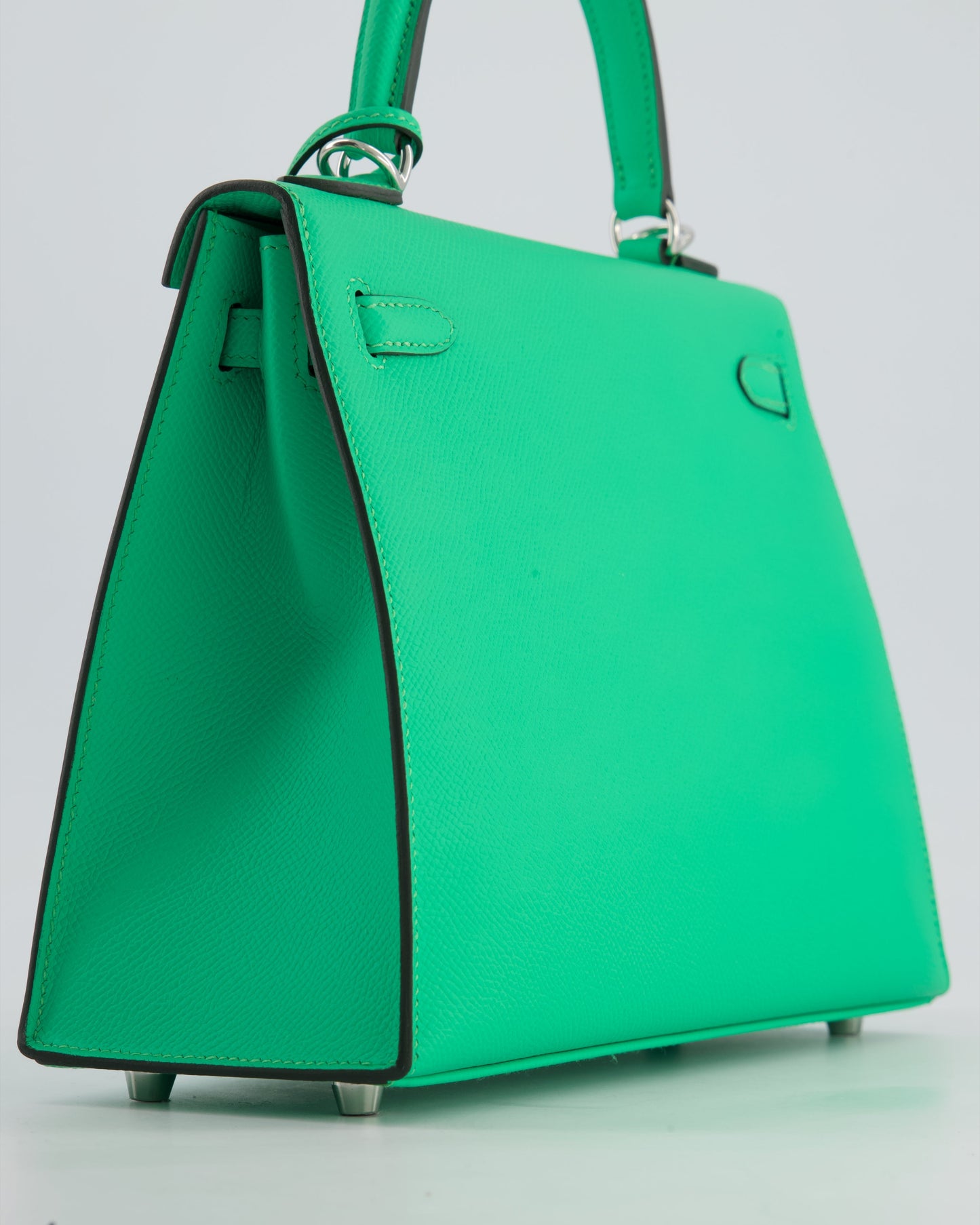 *FIRE PRICE* Hermès Kelly Sellier 25cm Bag in Vert Comics Epsom Leather with Palladium Hardware