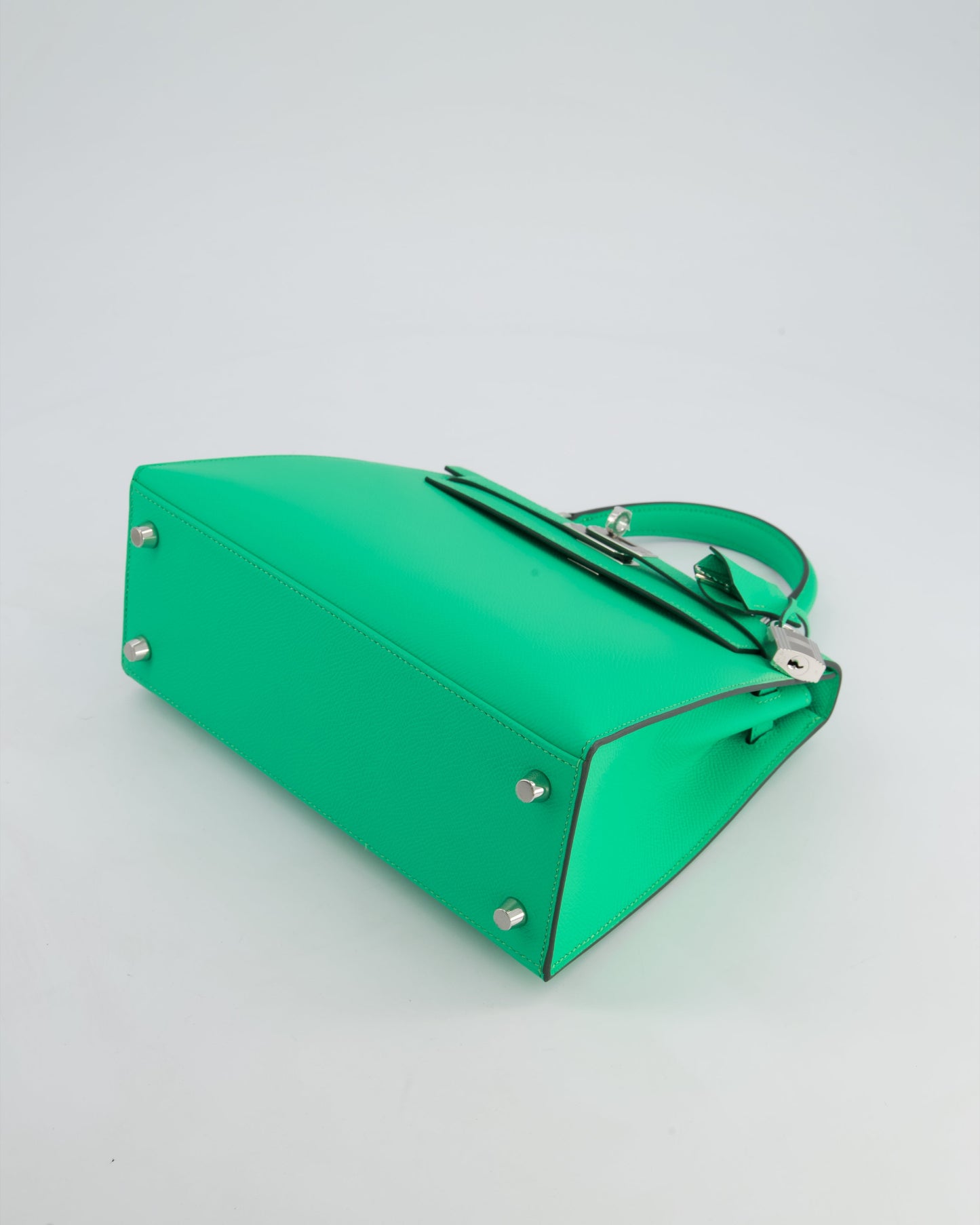 *FIRE PRICE* Hermès Kelly Sellier 25cm Bag in Vert Comics Epsom Leather with Palladium Hardware