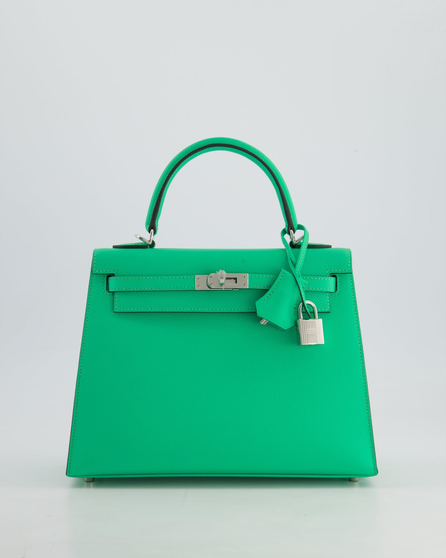 *FIRE PRICE* Hermès Kelly Sellier 25cm Bag in Vert Comics Epsom Leather with Palladium Hardware
