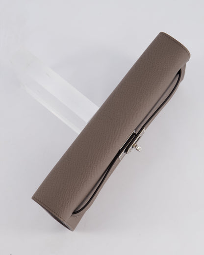 Hermès Kelly To Go Bag in Gris Etain Epsom Leather with Palladium Hardware