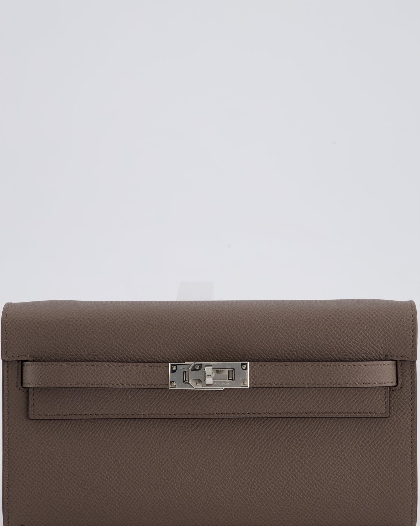Hermès Kelly To Go Bag in Gris Etain Epsom Leather with Palladium Hardware