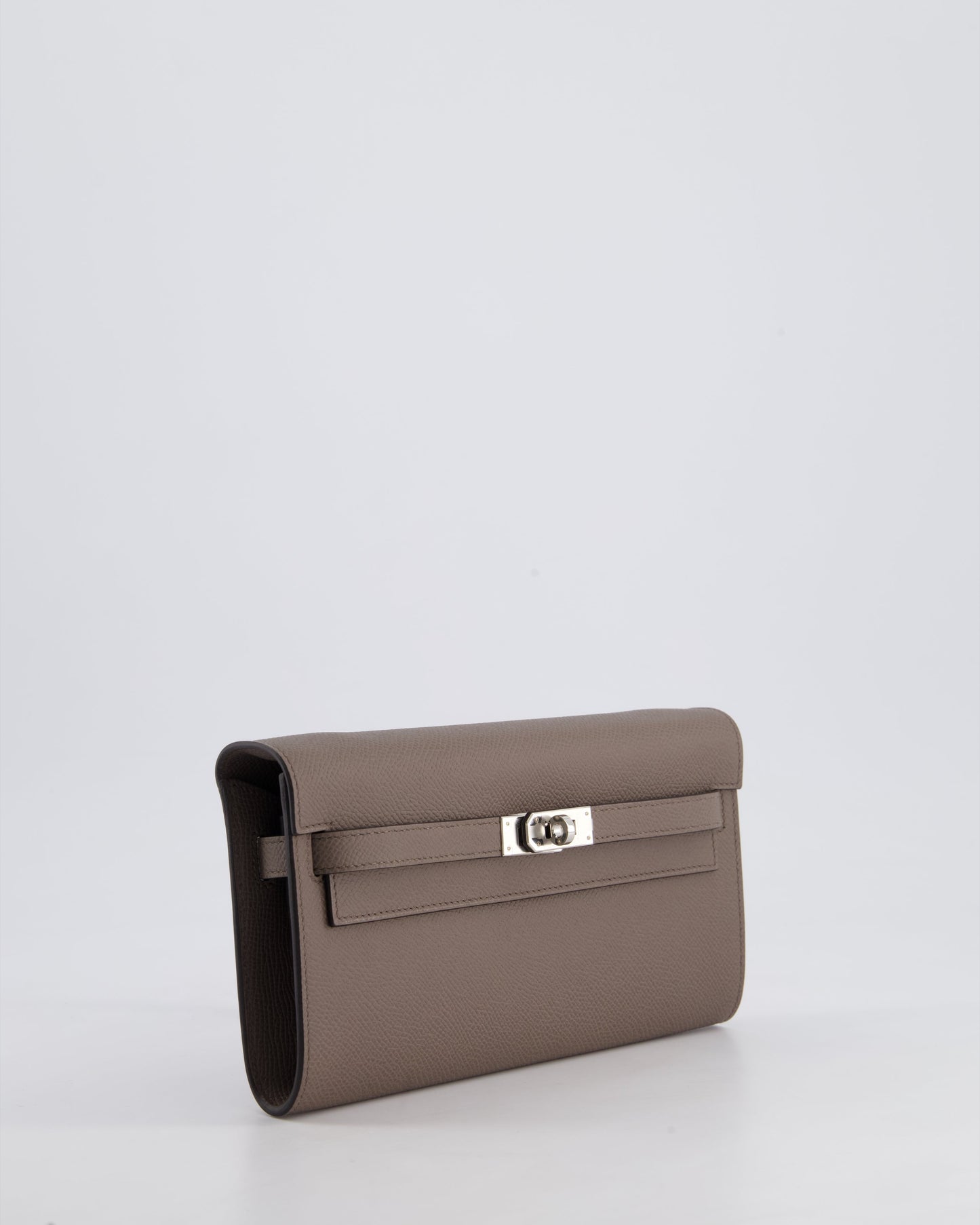 Hermès Kelly To Go Bag in Gris Etain Epsom Leather with Palladium Hardware