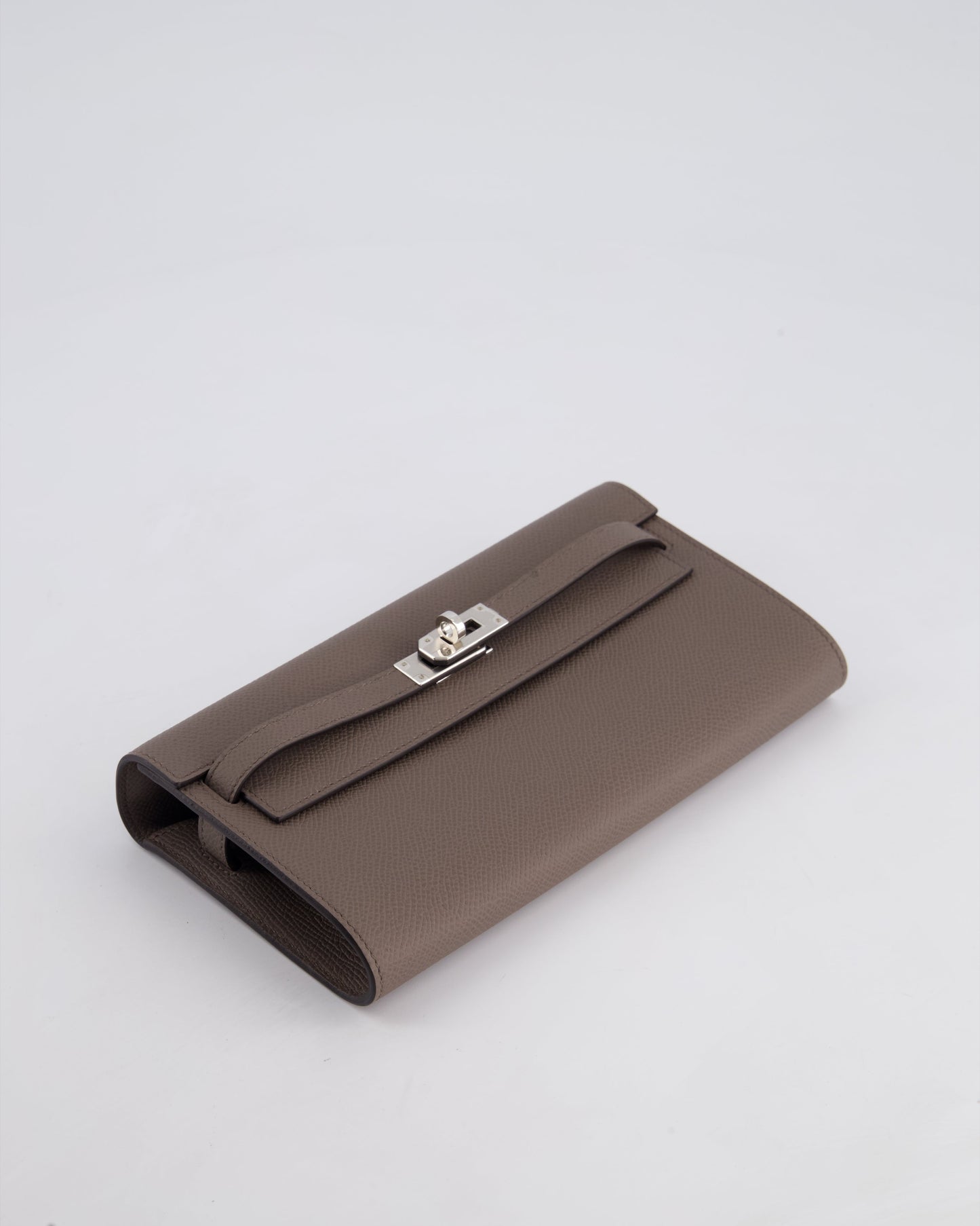 Hermès Kelly To Go Bag in Gris Etain Epsom Leather with Palladium Hardware