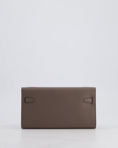 Hermès Kelly To Go Bag in Gris Etain Epsom Leather with Palladium Hardware