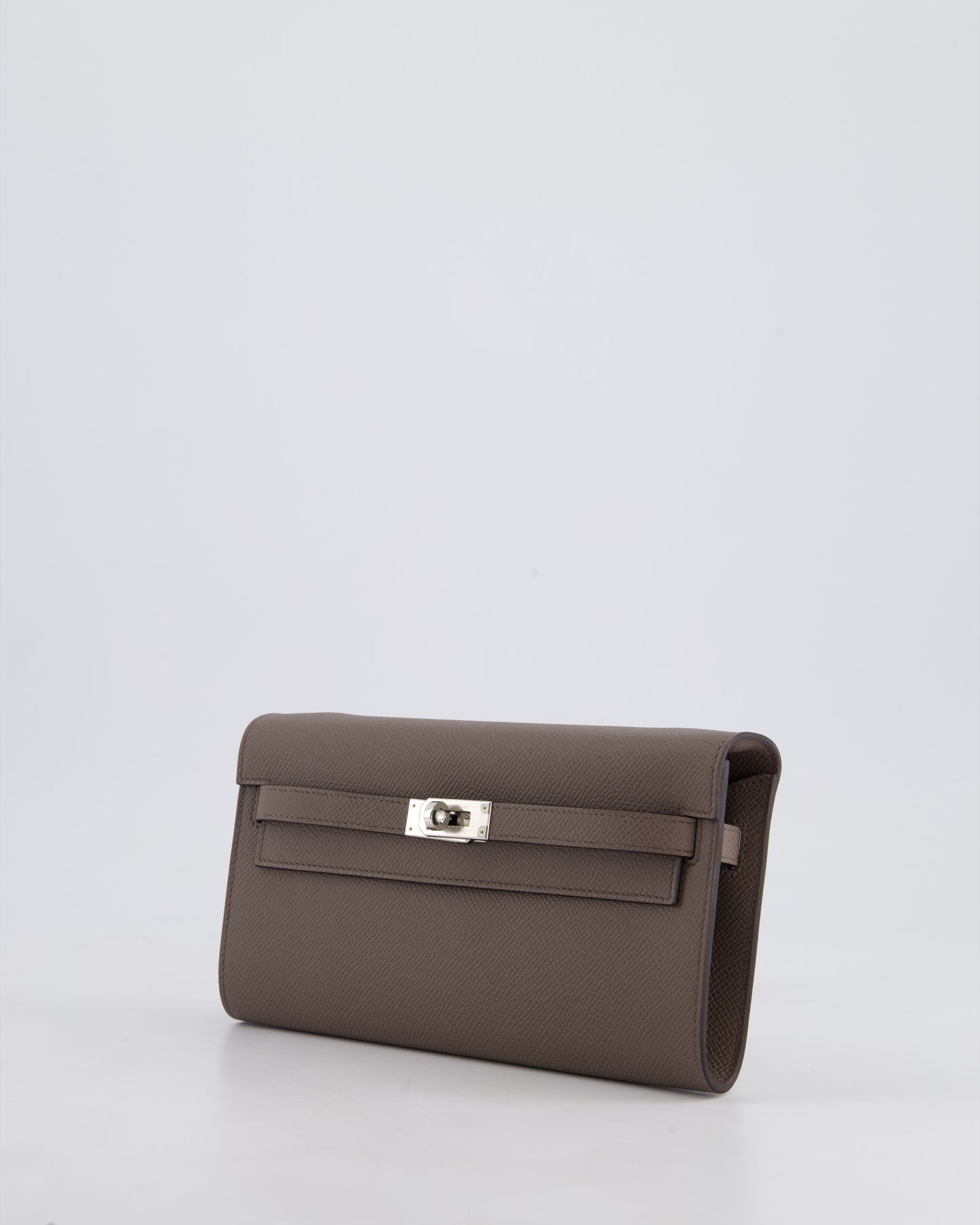 Hermès Kelly To Go Bag in Gris Etain Epsom Leather with Palladium Hardware