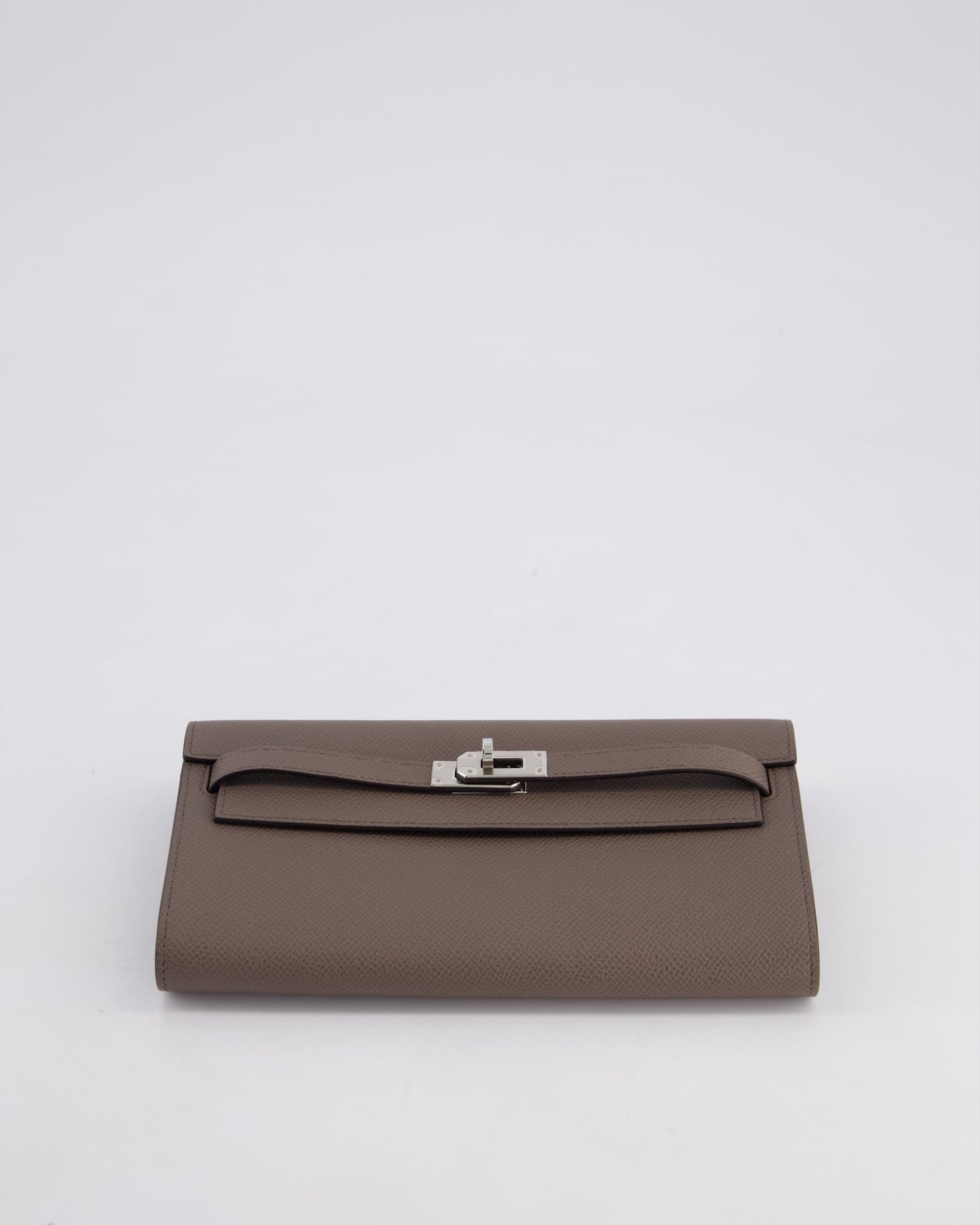 Hermès Kelly To Go Bag in Gris Etain Epsom Leather with Palladium Hardware