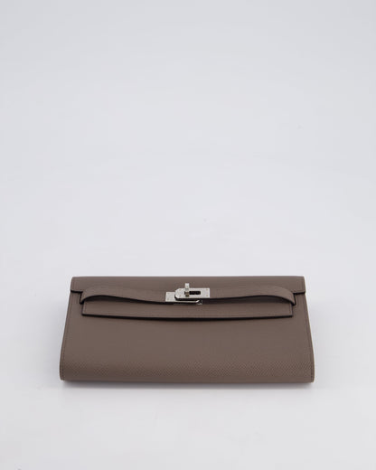 Hermès Kelly To Go Bag in Gris Etain Epsom Leather with Palladium Hardware