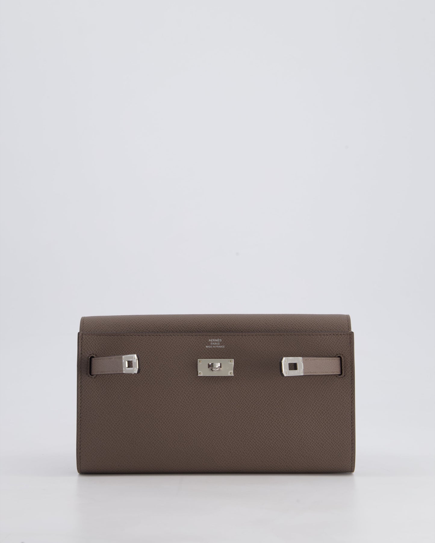 Hermès Kelly To Go Bag in Gris Etain Epsom Leather with Palladium Hardware