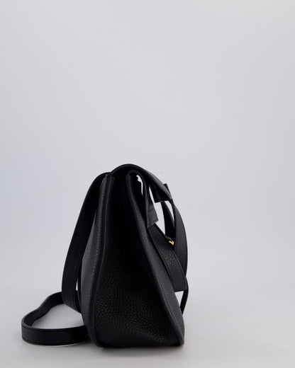 Hermes Halzan Bag 31cm in Noir Togo Leather with Gold Hardware RRP £4890