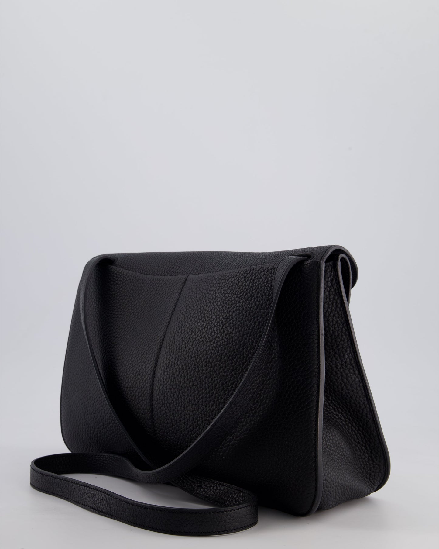 Hermes Halzan Bag 31cm in Noir Togo Leather with Gold Hardware RRP £4890