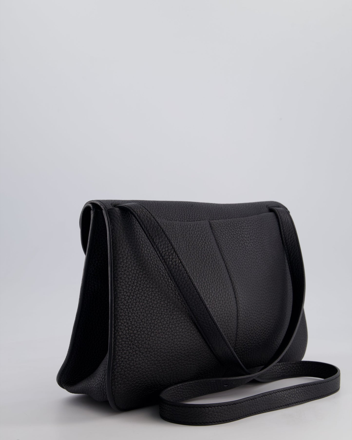 Hermes Halzan Bag 31cm in Noir Togo Leather with Gold Hardware RRP £4890