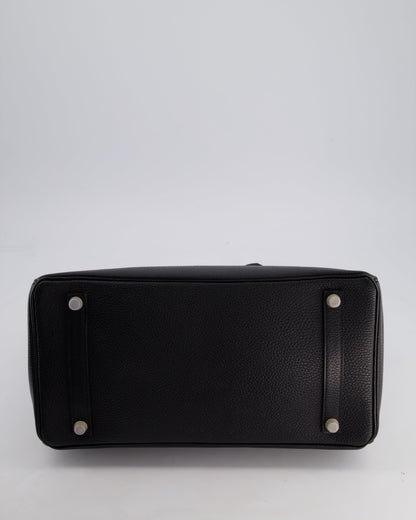 Hermès Birkin 35cm Retourne in Black Ardennes Leather with Gold Hardware